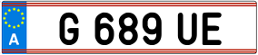 Truck License Plate